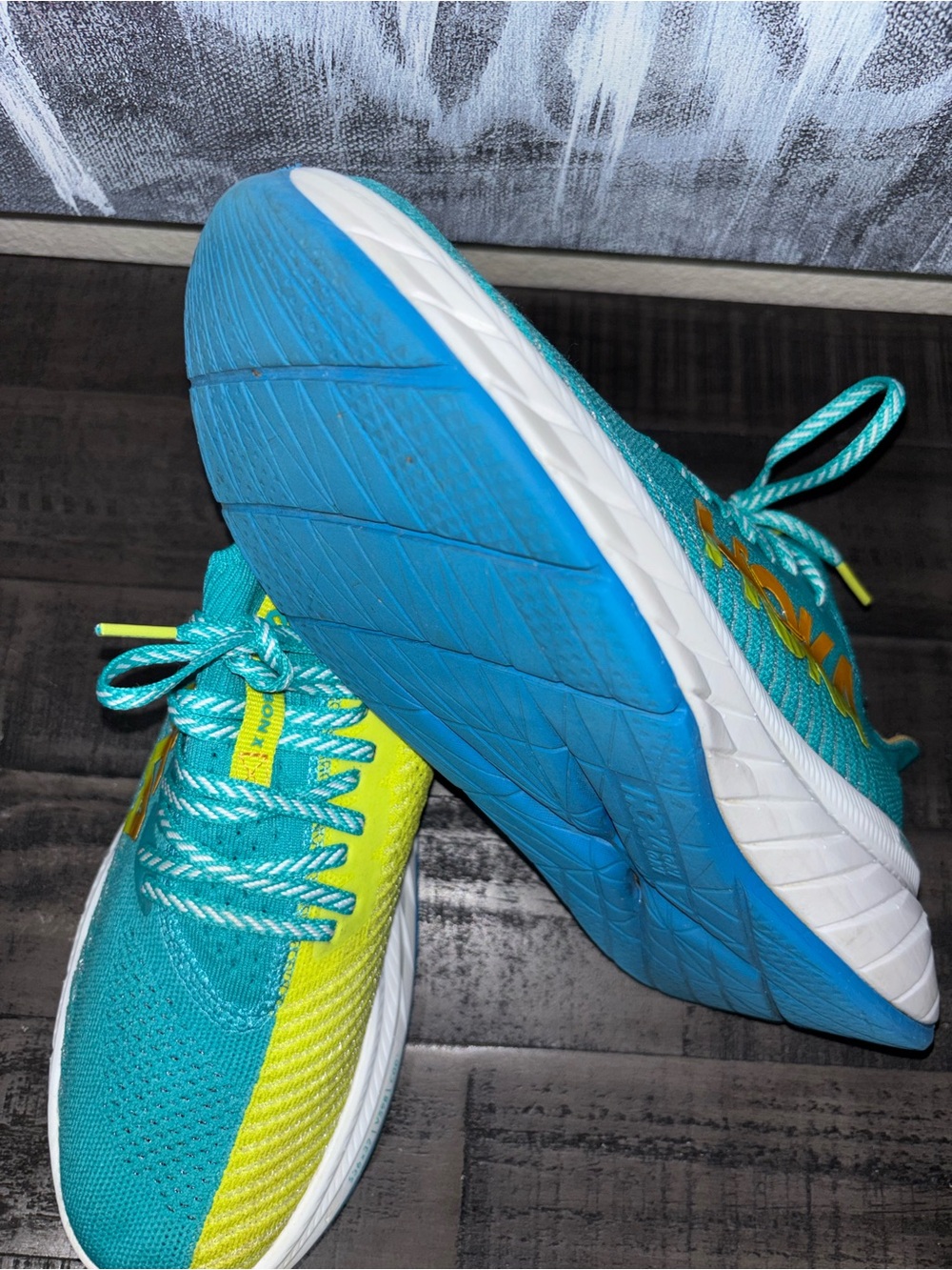 Hoka Carbon X 3 running shoes WOMENS SZ 8.5 - Picture 4 of 16